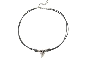 Fossil Mężczyźni Vintage Casual Naszyjnik, Czarny, 47 cm