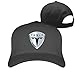 Produktbild Hittings Adult Unisex Tesla Band Cotton Peaked Snapback Flatbrim Cap Pink Black