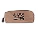 Imported Canvas Pencil Pen Case Cosmetic Pouch Pocket Brush Makeup Bag - Ligh...-54001107MG RS.210.00