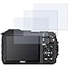 Produktbild 3 x Displayschutzfolie klar/wie unsichtbar für Nikon Coolpix AW130