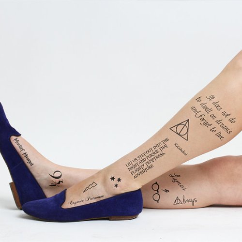 Tattify Harry Potter Temporäre Tattoos- Du bist ein Zauberer (Set mit 24) - 2