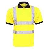 Polo amarillo conforme a EN471 Class 2.