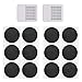 Produktbild Kbnian 12PCS Reifen Flicken 2PCS Metall Becken Kit Selbstklebende Schwarz Fahrradreifen Patch und Metall Becken,Fahrrad Reparatur Set für die Reparatur von Fahrrädern und Anderen Gummiprodukten