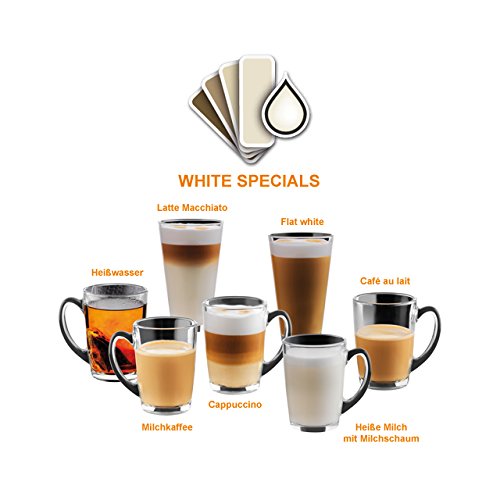 Krups EA9010 Kaffee-Vollautomat One-Touch-Funktion (1,7 L, 15 bar, Touchscreen-Display, Milchbehälter) silber - 3