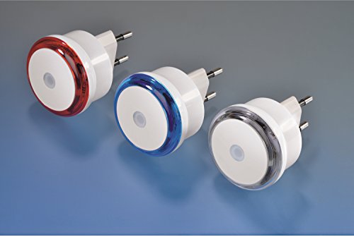 Hama LED Nachtlicht mit Dämmerungssensor, stromsparendes Orientierungslicht für die Steckdose, nur 0,8 W, rot - 2