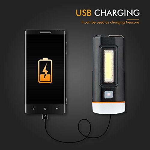 LED Fahrradbeleuchtung USB aufladbar Set,SGODDE LED Fahrradlicht, Ultra Hellen Wasserdicht Sport und Rücklicht,3 Licht-Modi,(1 USB-Kabel,1 Schraubendreher,2 Fahrrad Buckle) - 4