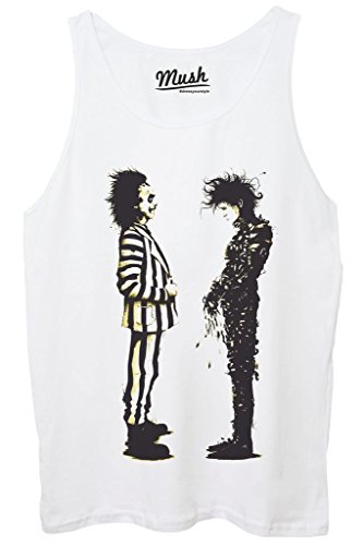 MUSH Canotta Edward Scissorhands - Beetlejuice Tim Burton - Film by Dress Your Style - Donna-S-Bianca