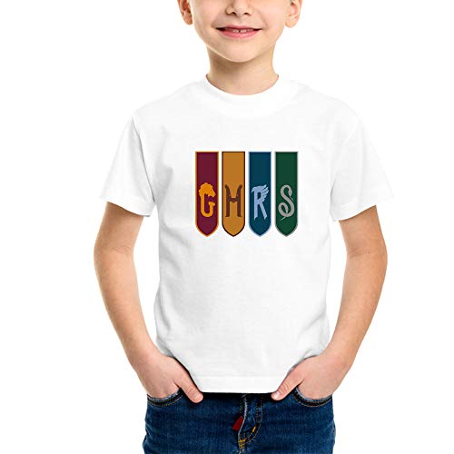 Powerpuff - Kids Harry Potter Houses Flags Tshirt (Boy/Girl)? RS.420.00