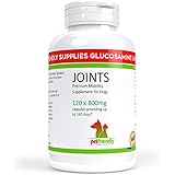PREMIUM Qualität Hund Gelenk Ergänzung, Beste Glucosamin für Hunde mit Chondroitin & MSM, Vitamin C, Hyaluronsäure, natürliche Arthritis Schmerzmittel Relief - 120 Kapseln