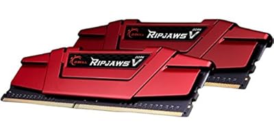 G.Skill Ripjaws F4-2666C15D-16GVR Arbeitsspeicher 16GB PC 2666 (CL15, 2x 8GB)DDR4-RAM Kit
