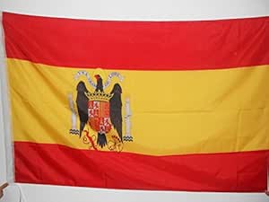 BANDIERA REPUBBLICA SPAGNOLA STELLA ROSSA 150x90cm RASO - BANDIERA SPAGNA REPUBB 3700733829660