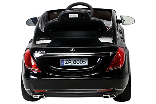 Kinder Elektroauto Mercedes S600 Lizenziert EVA Tyres - Dashboard - Ledersitz Kinderauto Elektro Auto Spielzeug für Kinder