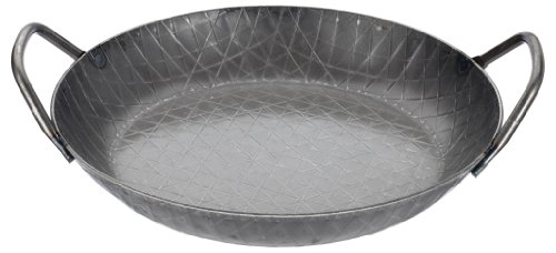 Turk 65930 Servierpfanne Schmiedeeisen, 28 cm, 2 Griffe