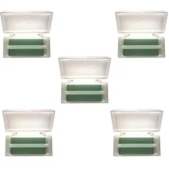 MUHWA Microscope Glass Cover Pre-Cleaned 24mm x 50mm Coverslips 5 Boxes x 100 Pieces/Box