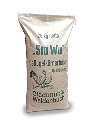 StaWa VitalMix Hühnerfutter Geflügelkörnerfutter Körnerfutter 25kg !!!GVO frei!!! mit Leinsaat & Hanfsaat + Oregano - 2
