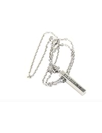 OULII Bangtan chicos collar colgante de acero