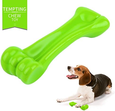 Dog Chew Toys,eFond Beef Flavored Durable Nylon Dog Chew Bones for Aggressive Chewers,Medium Size