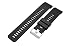 Produktbild Altsommer Multi Farben Uhrenarmband für Garmin Forerunner 35 Uhr Weiches Silikon Sportarmband Uhr Band Strap Ersatzarmband mit Edelstahl Schnalle Ersatzband für Frauen Herren (Schwarz)