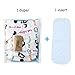 iZiv(TM) Newborn Organic Infant Waterproof/Adjustable/Reusable/Washable Pocket Cloth Diaper Fit Babies 0-3 Years(Red Blue)