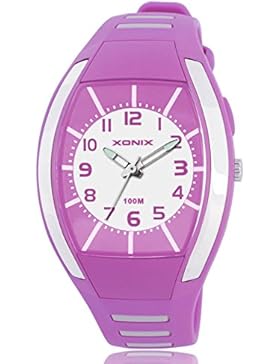 Children armbanduhr luminous studenten jung mädchen wasserdicht pointer quartz uhren-E