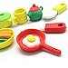 Homgaty 7Pcs Cutlery Novelty Cute Food 3D Eraser Rubber Stationery Kids Gift (Cutlery Series)
