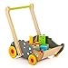 Produktbild Leomark Lauflernwagen Holz Bausteine Wonder Walker Holz Lauflernhilfe Ab 1 Jahr Junge Mädchen Bunte Blöcke Gehversuchen Igeltier Wonder Walker
