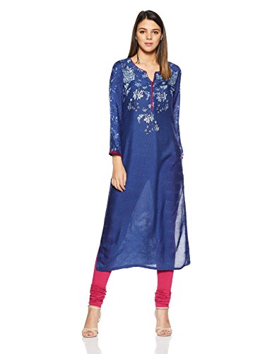 BIBA Women's Straight Kurta