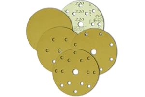 GENERICO SAIT DISCHI ABRASIVI VELCRATI 150mm KIT. (GRANA P60 PZ 10)