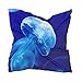 Produktbild Aeykis Glowing Jellyfish Square Scarf Handkerchief Neck Head Scarvesch