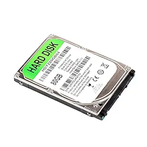 Homgee 2.5 inch Mechanical Hard Disk SATA III Interface Laptop D 80GB 8MB Cache 5400rpm Speed Hard Drive for Laptop
