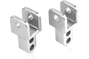 ZHUOWU M8 Universale Moto Ammortizzatori Posteriori Sollevamento Adattatore Gancio Riser Ammortizzatore Estensione Più Lunga Per Moto Dirt Bike (Argento)