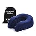 Produktbild Power Of Nature Reise-Nackenkissen Nackenhörnchen Reisekissen Memory Foam Kopfkissen Flug Kissen Perfekt für Flugzeug & Auto (Dunkelblau), 30x28x12 cm