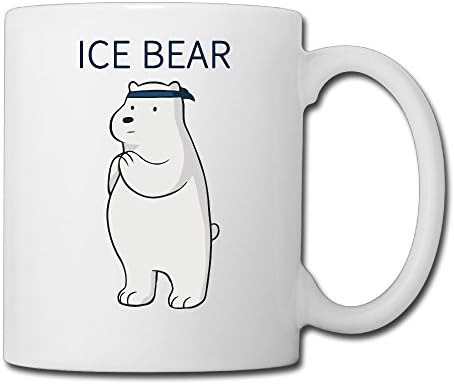 We Bare Bears Ice Bear Ceramic Custom Coffee/Tea Mug White 11oz For Funny Gifts