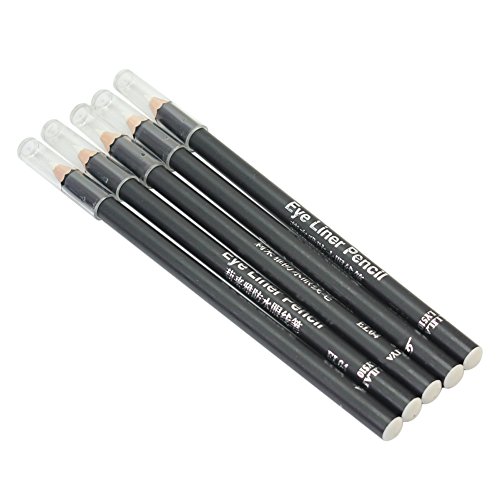 5Pcs Women White Smooth Makeup Cosmetic Pen Eye Liner Eyeliner Pencil Waterproof
