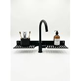 Orret Home Eviye &Ouml;n&uuml; Organizer Rafı Metal Lavabo &Uuml;st&uuml; Raf Mutfak Evye &Uuml;st&uuml; Organizer Duvara Yapışkanlı Delmeden Montaj Lavabo