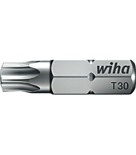 Sourcing Map 4er Set Sicherheits-Torx-Bits T8, 25mm Länge, 1/4" Sechskant-Aufnahme, Magnetisch – Für Schraubendreher & Bohrmaschinen