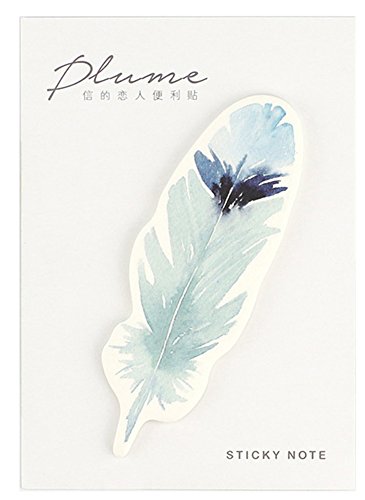 Blue Vessel Pen-Serie Selbstklebende Memo Pad Sticky Notes Post-It Lesezeichen Büro liefert Feder (Grün)