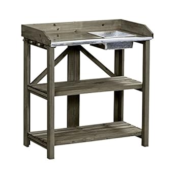 Dehner Gute Wahl Holzpflanztisch Ottawa Klappbar Ca 91 X 85 X 49 Cm Holz Braun