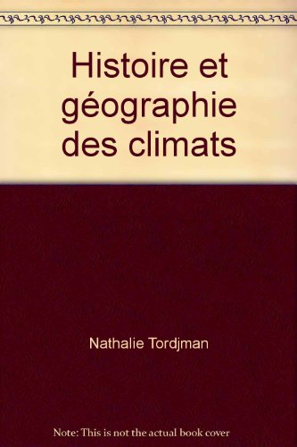 Histoire et géographie des climats