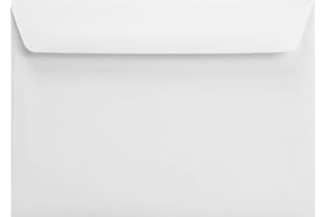 Netuno 50x busta da lettere bianca formato C6 114x 162 mm 120g Aster Smooth White busta lettera senza finestra taglio dritto con strip adesivo