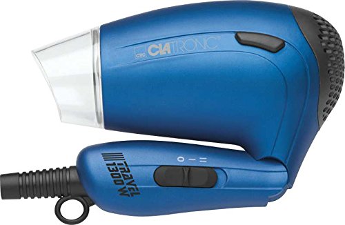 Reise-Haartrockner klappbar Fön Haarfön Haar Föhn Haarföhn Harfön (sparsame 1300 Watt + blaumetalic) - 3