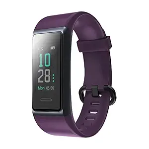 PLAY PLAYFIT 21 Smart Band, Button Touch, Colour Display (Purple)