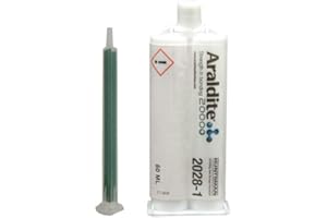 Araldite 2028-1 cartuccia 50 ml colla PU trasparente per incollaggio termoplastica, vetro e metallo