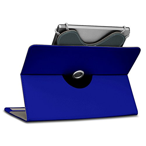 NAUC Universal Tablet Tasche mit Ständerfunktion Hülle für 9.7 – 10.1 Zoll Tablet Schutztasche in Blau Schutzhülle Stand Tasche Etui Cover Case hochwertige Verarbeitung 360° drehbar - 5