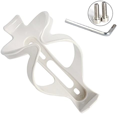 Siriwa MTB Cycling Water Bottle Cages Bicycle Cup Holder (White)