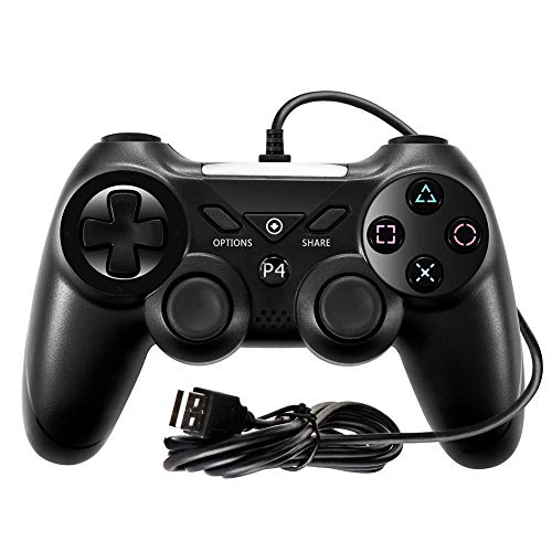 Preisvergleich Produktbild PerfectGaming Wired Controller für PS4 ControllerPS4 PS4-Gamepad Kabelgebundene Steuerung Vibration Game Controller Mit kostenlosem Ladekabel Gamepad-Joystick