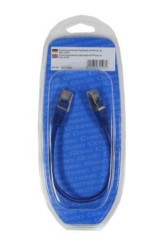 Preisvergleich Produktbild Patchkabel, Cat. 5e, SF / UTP, blau, 10m, Good Connections®