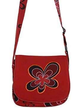 Alternative Damenhandtasche mit Blumenmuster Hippie Goa Psy