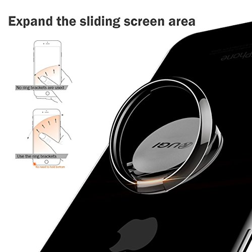 Universale Supporto smartphone, Anello portacellulare, Universal Finger Grip phone ring stand ESR con 360 gradi rotazione, Mani libere, Hands free, anticaduta, Grancio per cellulare, smartphone,iPhone 5 5S SE 6 6S 7 7 Plus 8, Samsung Galaxy S5 S6 S7 S8 Edge S8, Note 4 5, Huawei P8 P9 Lite, HTC, Sony, LG, ASUS Zenfone, iPad, Kindle Fire Kinle Paperwhite Kindle Voyage All Smart phones & Tablets
