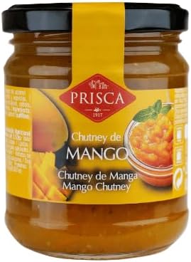 Mango Chutney 230g Prisca – Sabor Agridulce Natural, Ideal para Quesos, Carnes y Recetas Gourmet